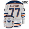 Dresovi Edmonton Oilers OSCAR KLEFBOM 77 Adidas Bijela Authentic - Dječji